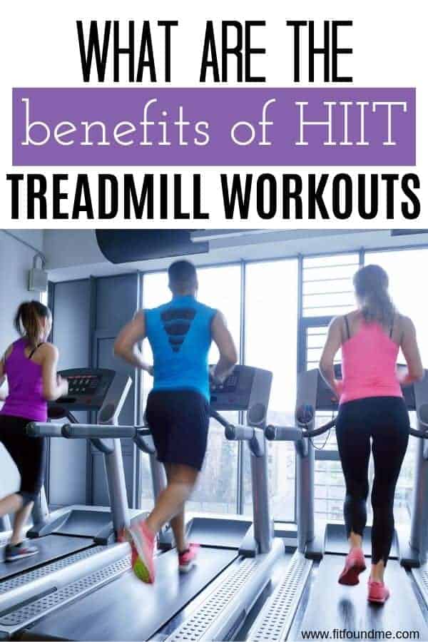 people running a HIIT treadmill workout in gym