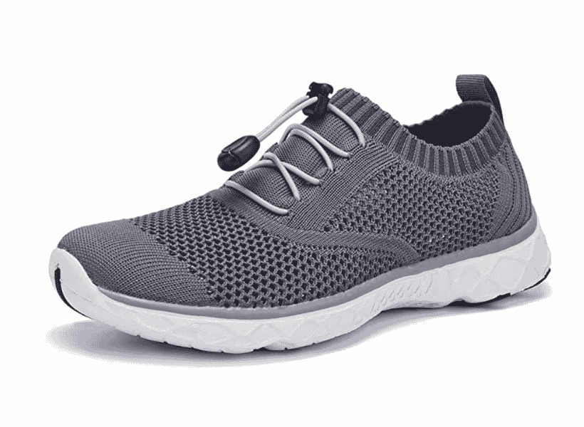 Aleader Women’s Mesh Slip-On Water Shoes in gray